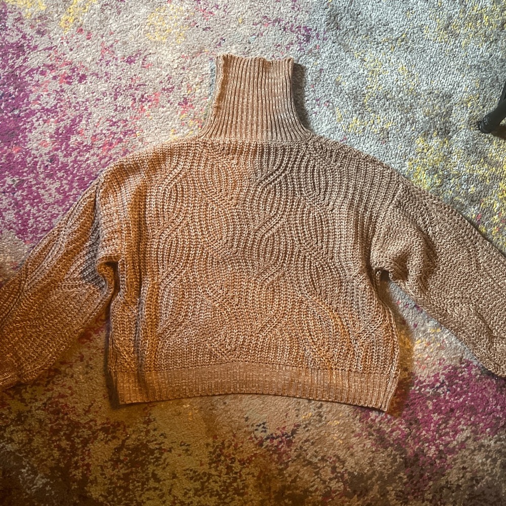 knitted turtle neck sweater :)